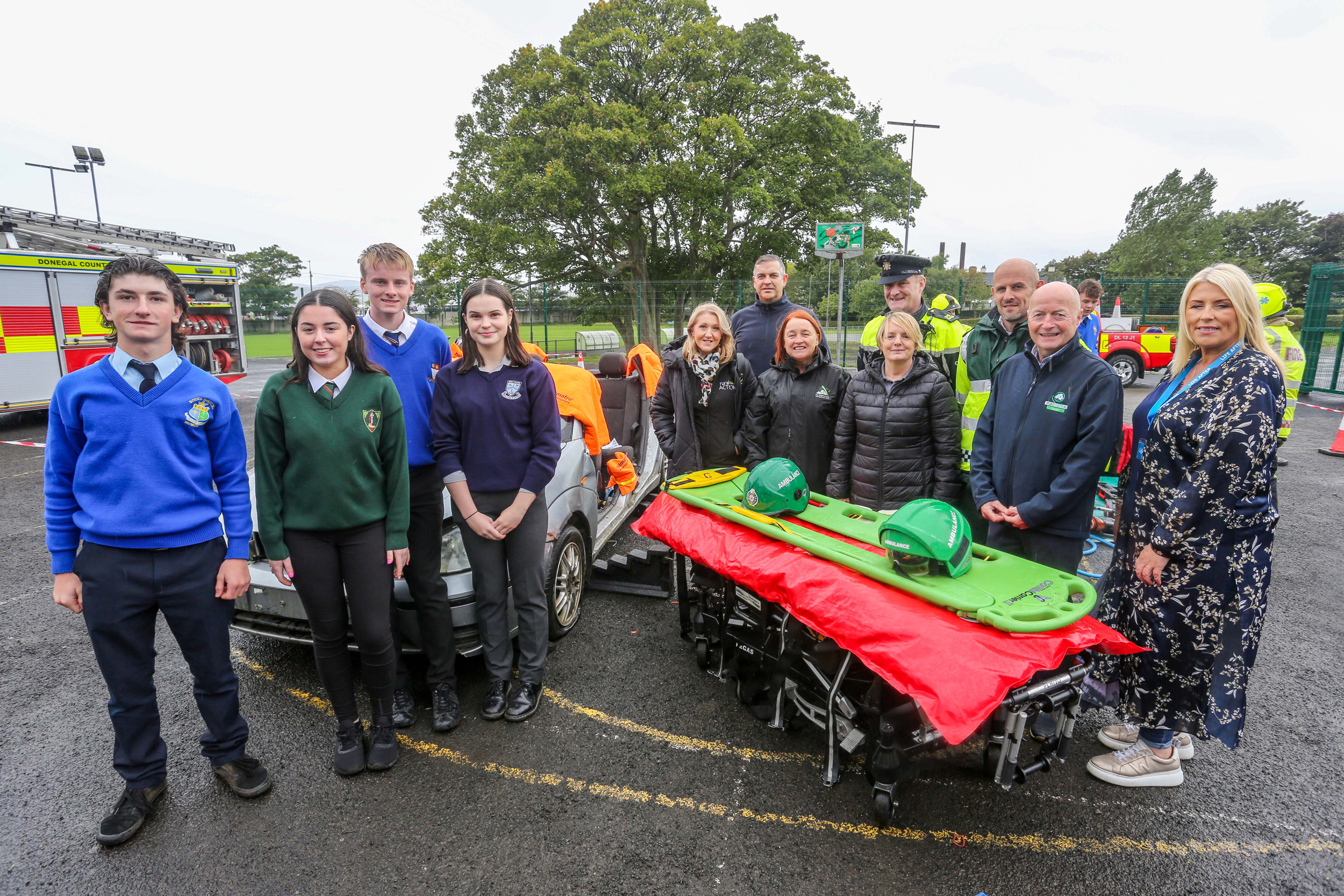 Local community partnership highlights importance of road safety