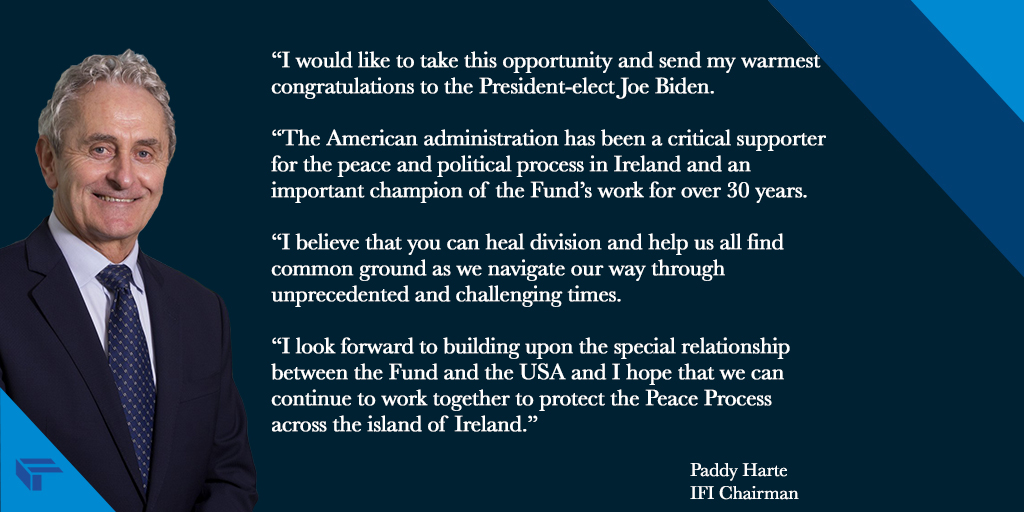 IFI welcomes President-elect Joe Biden