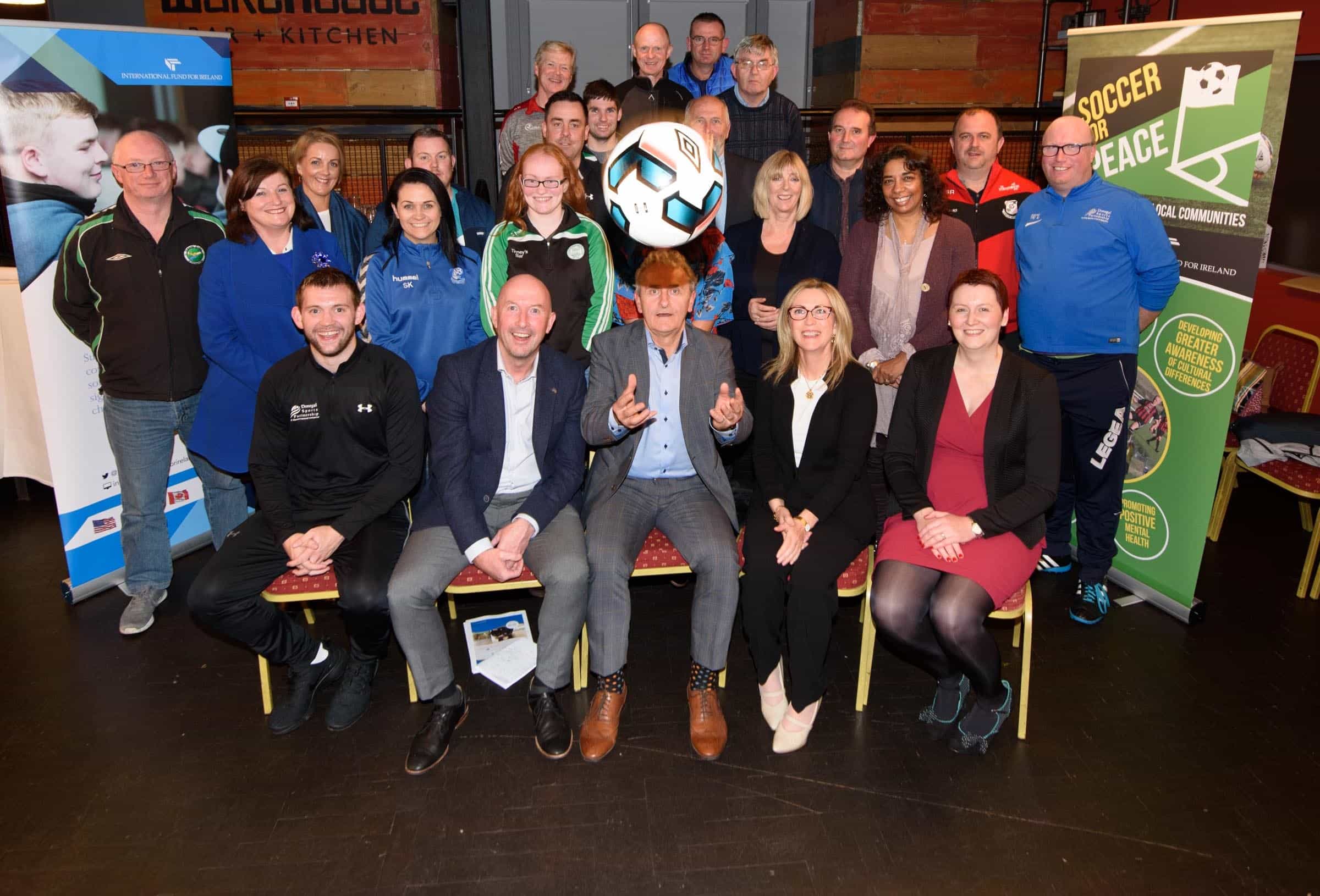 Donegal Sports Partnership Launch Soccer for Peace Project