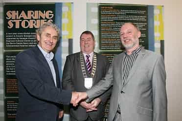 Official Opening of Sharing Stories exhibition at Regional Cultural Centre Letterkenny