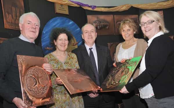 Copper craft exhibition in support of peace and reconciliation