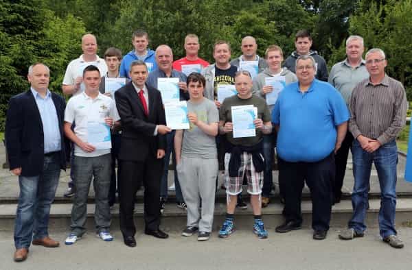 Londonderry Bands Forum presents training certificates