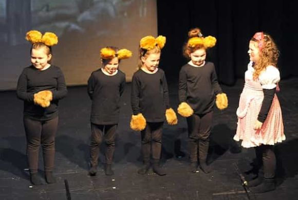 Budding young actors and actresses from Cox’s Demesne After School Groups