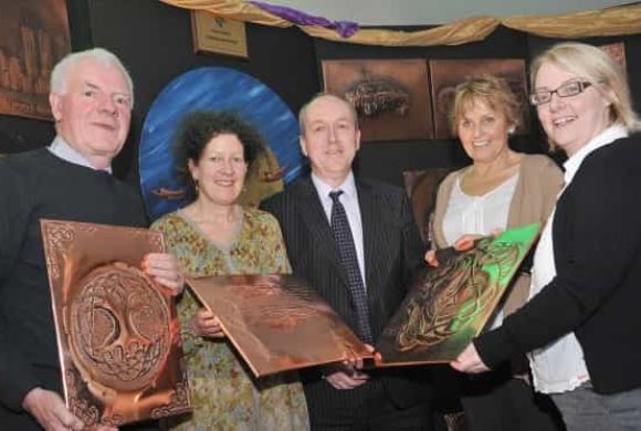 Copper craft exhibition in support of peace and reconciliation