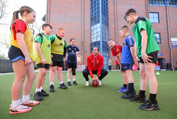 John O’Shea joins Manchester United Foundation event to celebrate partnership work in Northern Ireland