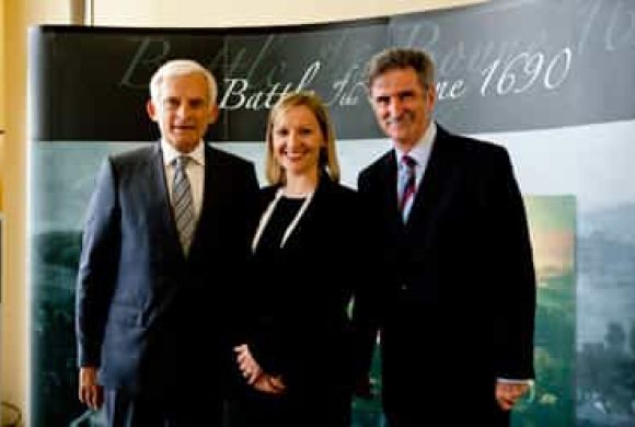 President of the EU Parliament visits Battle of the Boyne Interpretive Centre